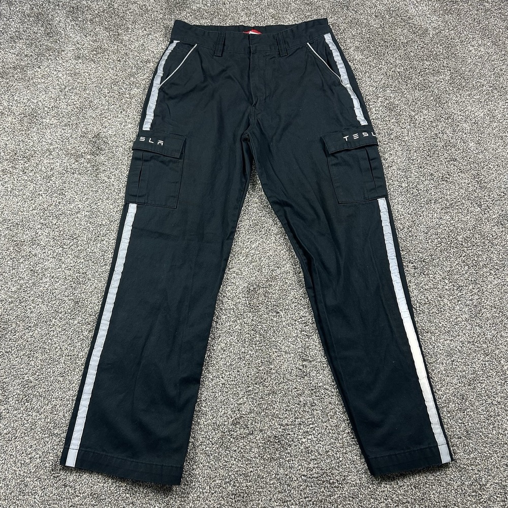 Tesla Pants Womens 10x32 Black Reflective Employee Casual Pockets Ladies Uniform